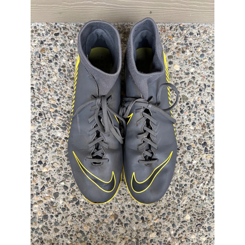 Nike Mercurial Superfly 6 Pro Soccer Cleats Grey Yellow AH7362-070 Men's 12 - Picture 7 of 10